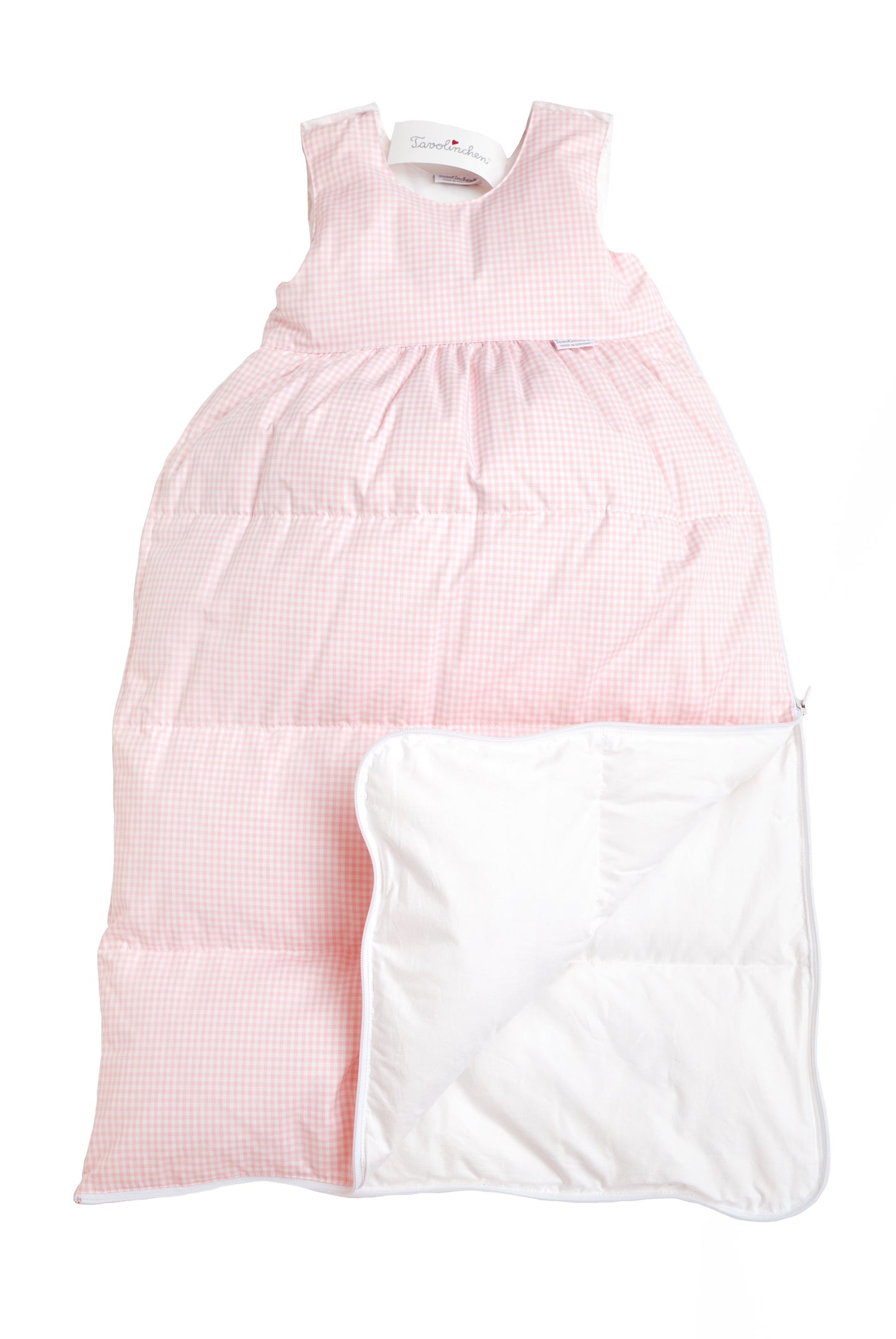 Tavolinchen Daunenschlafsack „Twist Karo“ – für kleine Wunder mit großen Ansprüchen