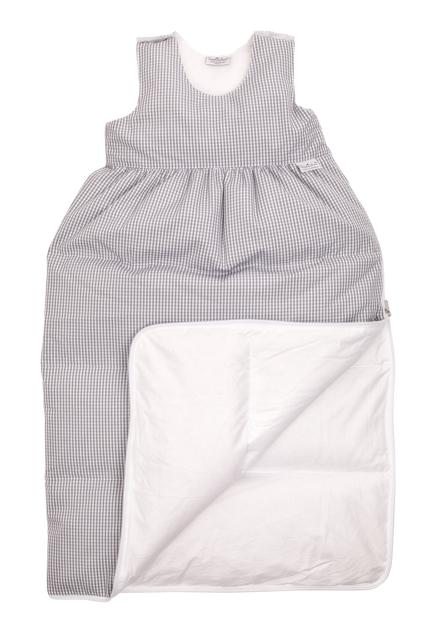 Tavolinchen Daunenschlafsack „Twist Karo“ – für kleine Wunder mit großen Ansprüchen