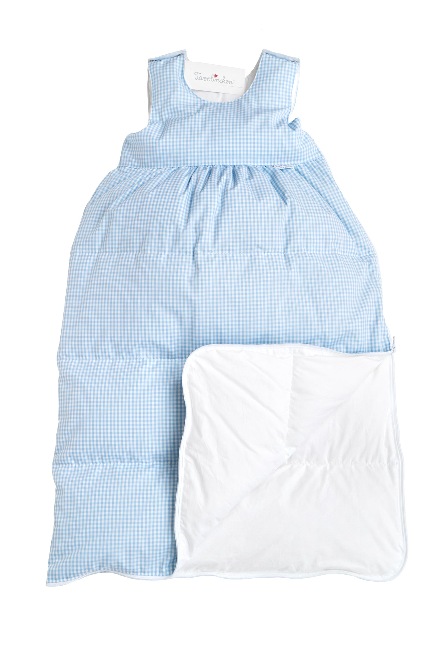 Tavolinchen Daunenschlafsack „Twist Karo“ – für kleine Wunder mit großen Ansprüchen