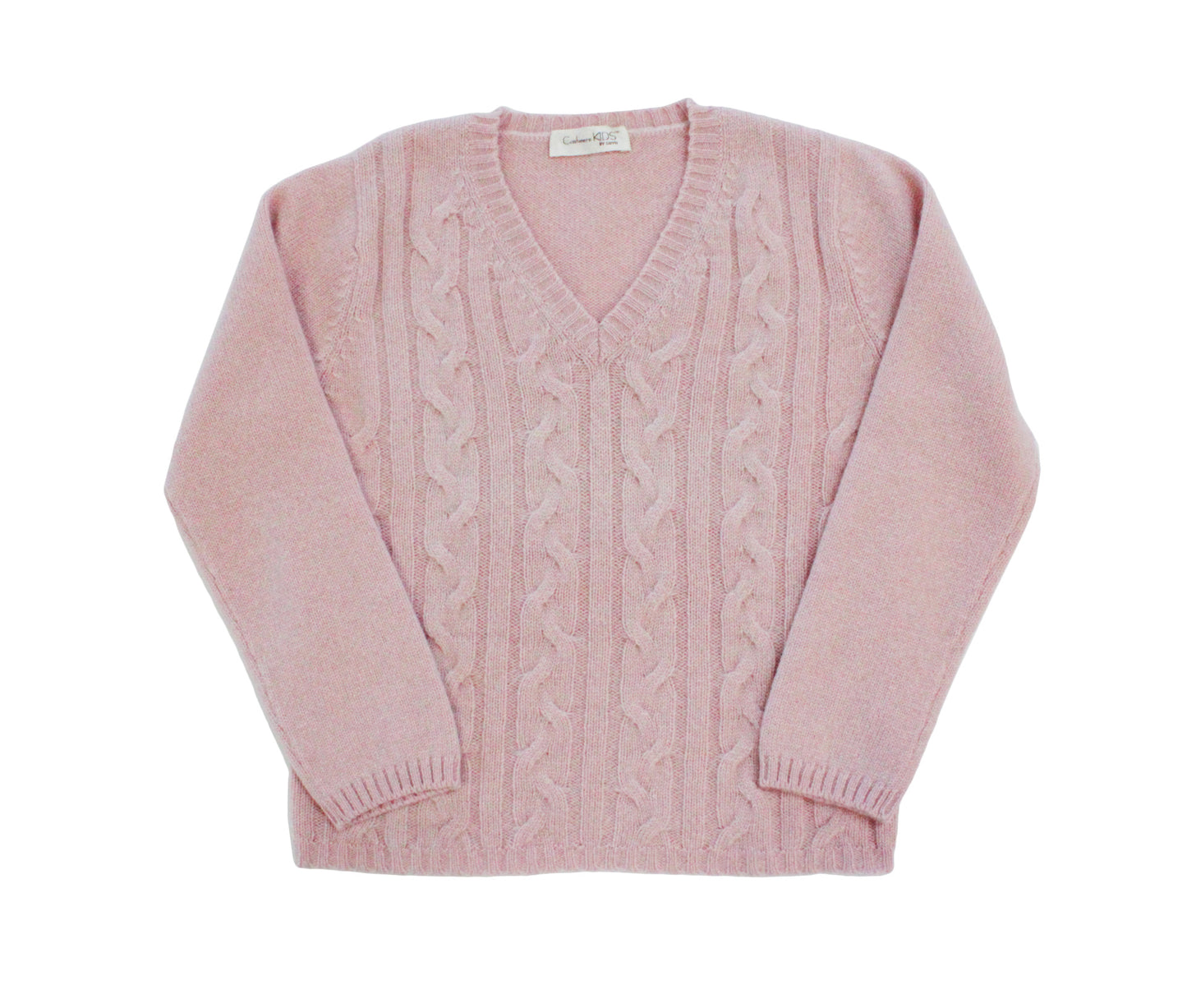 Tavolinchen Cashmere-Pullover für Kinder – 100 % pure Cashmere, klassisches Zopfmuster Cashmere-Pullover für Kinder – 100 % pure Cashmere, klassisches Zopfmuster