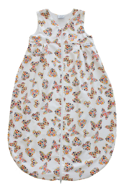 Tavolinchen Frottierschlafsack mit Schmetterlingsmuster von Tavolinchen