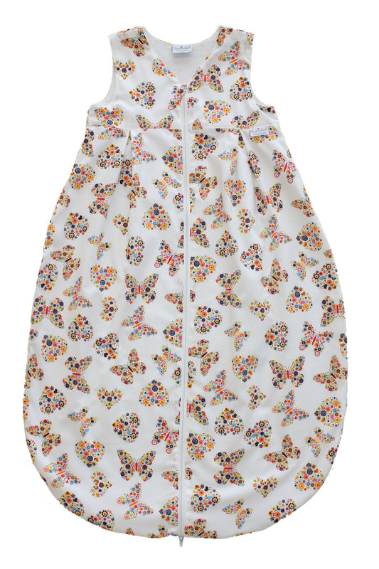 Tavolinchen Frottierschlafsack mit Schmetterlingsmuster von Tavolinchen