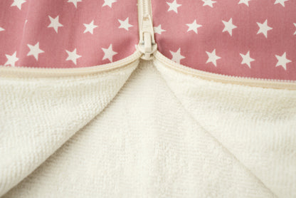 Frottierschlafsack  " Sterne "  – Kuscheliger Babyschlafsack mit Sternenmuster, perfekt für süße Träume