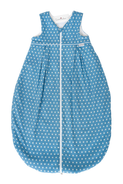 Frottierschlafsack  " Sterne "  – Kuscheliger Babyschlafsack mit Sternenmuster, perfekt für süße Träume