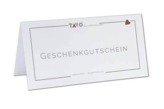 TAVO Geschenkgutschein