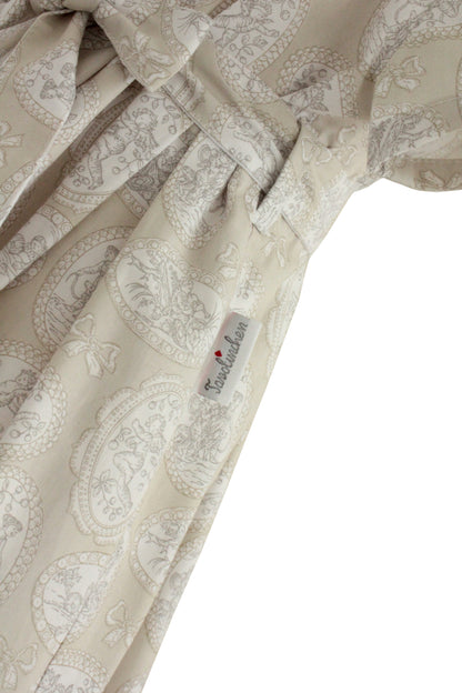 Mädchenkleid "Nostalgie" – Elegantes Vintage-Kleid mit Stickkragen