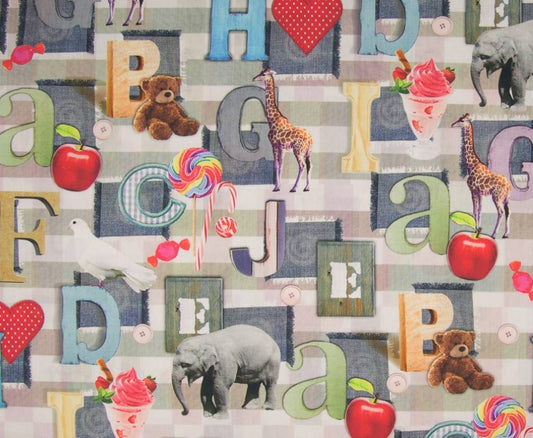 TAVO Stoff »Young ABC« / Meterware