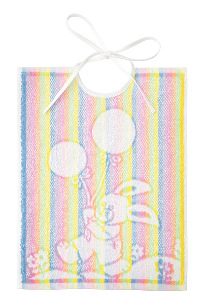 Geschenktasche mit 2 Tavolinchen Jacquard-Lätzchen "Mr. Regenbogen"